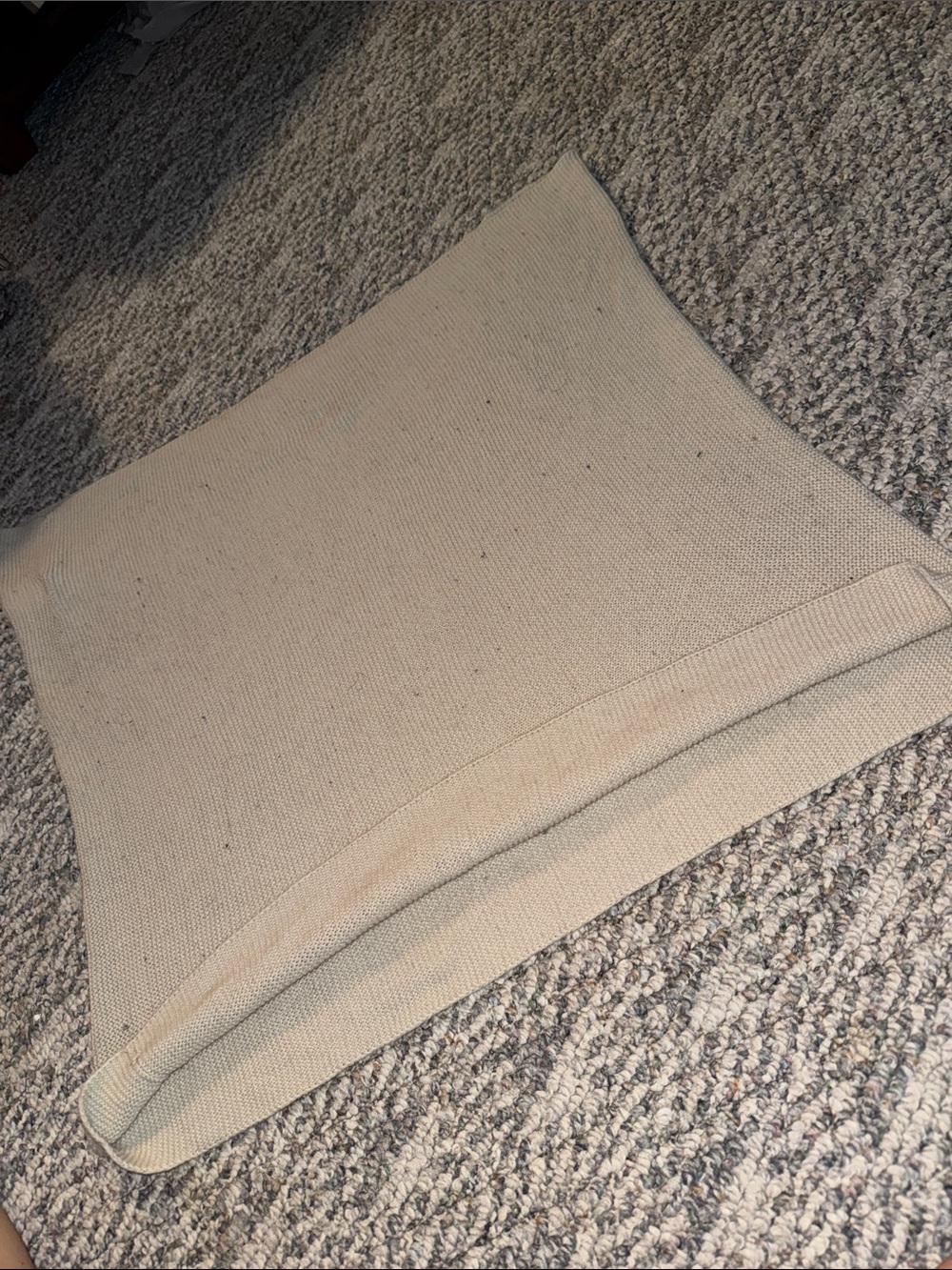 H&M Cream Knit Tube Scarf
